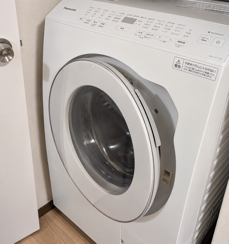 パナソニック NA-LX113B ドラム式洗濯乾燥機を自宅で使用している様子